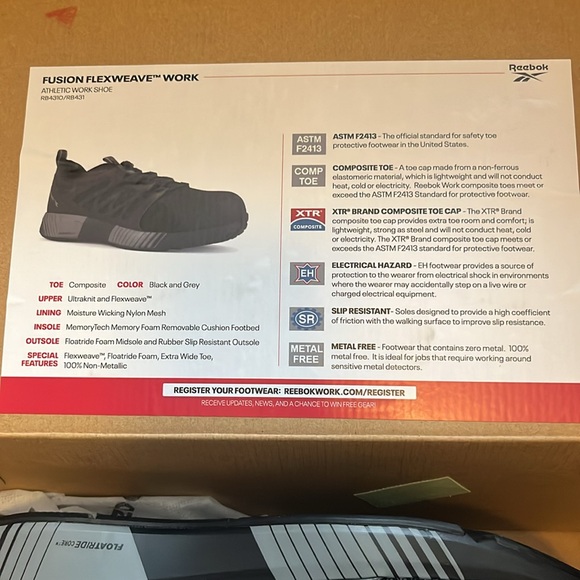 Reebok Fusion Flexweave Work Shoe - Picture 6 of 8